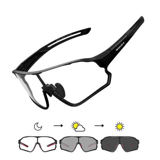 Hardloopbril Sportbril Zwart - Fotochromatisch Lens